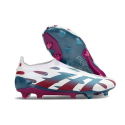 Crampon adidas Predator Elite LL Elite FG Blanc Rouge Vert