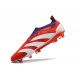 Crampon adidas Predator Elite LL Elite FG Rouge Blanc