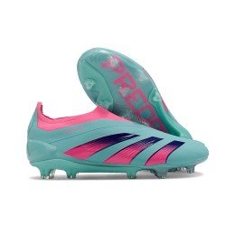 Crampon adidas Predator Elite LL Elite FG Bleu Rose