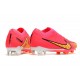 Chaussure Nike Zoom Mercurial Vapor 15 Elite FG Rouge Jaune