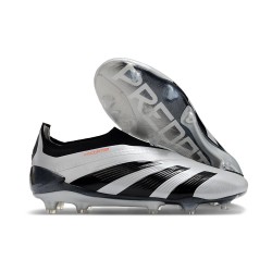 Crampon adidas Predator Elite LL Elite FG Argent Noir