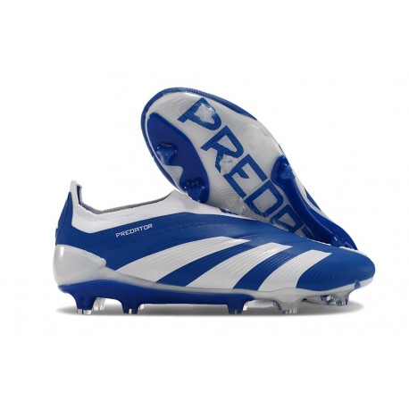 Crampon adidas Predator Elite LL Elite FG Bleu Blanc