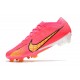 Chaussure Nike Zoom Mercurial Vapor 15 Elite FG Rouge Jaune