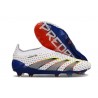 Crampon adidas Predator Elite LL Elite FG Blanc Gris Bleu Rouge