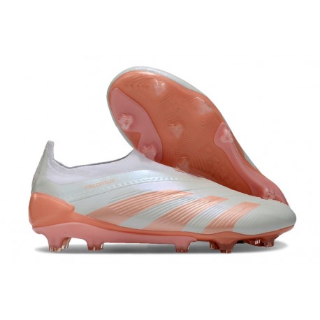 Crampon adidas Predator Elite LL Elite FG Bleu Très Pâle Orange