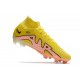Nike Air Zoom Mercurial Superfly IX Elite FG Lucent - Jaune Crépuscule Barely Grape