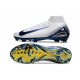 Crampon Nike Mercurial Superfly X Elite FG Blanc Bleu