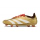 adidas Predator Elite FG Chaussure Or Rouge Blanc