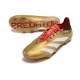 adidas Predator Elite FG Chaussure Or Rouge Blanc
