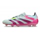 adidas Predator Elite FG Chaussure Bleu Très Pâle Rose Lucide Jaune Semi Solaire