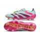 adidas Predator Elite FG Chaussure Bleu Très Pâle Rose Lucide Jaune Semi Solaire