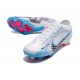 Crampon Nike Zoom Mercurial Vapor XV Elite FG Blanc Bleu