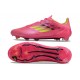 Nouvelles adidas F50 Elite FG Rose Jaune