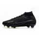 Nike Air Zoom Mercurial Superfly IX Elite FG Shadow - Noir Gris Blanc Jaune Fluo