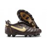 Crampon Foot Nike Tiempo Legend X Elite FG R10 Marron Or