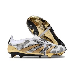 adidas Predator Elite Foldover Tongue FG Blanc Or Gris