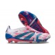 Crampon adidas Predator Elite FT FG Blanc Ftwr Bleu Solaire Rose Solaire