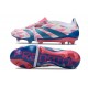 Crampon adidas Predator Elite FT FG Blanc Ftwr Bleu Solaire Rose Solaire