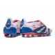 Crampon adidas Predator Elite FT FG Blanc Ftwr Bleu Solaire Rose Solaire