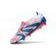 Crampon adidas Predator Elite FT FG Blanc Ftwr Bleu Solaire Rose Solaire