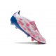 Crampon adidas Predator Elite FT FG Blanc Ftwr Bleu Solaire Rose Solaire