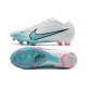 Crampon Nike Zoom Mercurial Vapor XV Elite FG Blanc Bleu Baltique Rose Indigo Brume