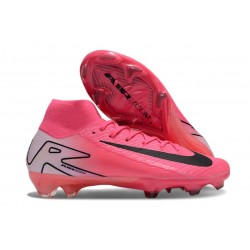 Nike Air Zoom Mercurial Superfly X Elite FG Rose Noir Blanc