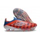 adidas f50 + Sans Lacets FG Neuf Rouge Blanc Bleu