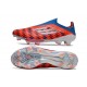 adidas f50 + Sans Lacets FG Neuf Rouge Blanc Bleu
