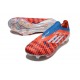 adidas f50 + Sans Lacets FG Neuf Rouge Blanc Bleu