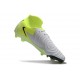 Chaussure Nike Phantom Luna II Elite FG Argent Métallique Noir Volt