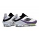 adidas f50 + Sans Lacets FG Neuf X Messi Blanc Ftwr Noir Violet Uni