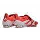 adidas Predator Elite Tongue FG Rouge Lucide Blanc Noir