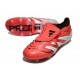 adidas Predator Elite Tongue FG Rouge Lucide Blanc Noir
