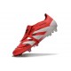 adidas Predator Elite Tongue FG Rouge Lucide Blanc Noir