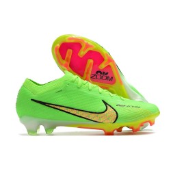 Crampon Nike Zoom Mercurial Vapor XV Elite FG Vert Jaune