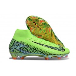 Nike Air Zoom Mercurial Superfly X Elite FG Vert Noir