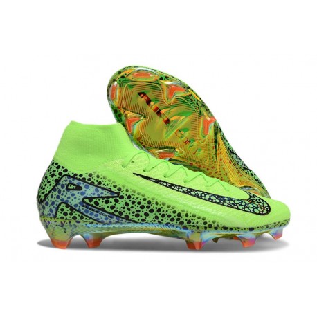 Nike Air Zoom Mercurial Superfly X Elite FG Vert Noir