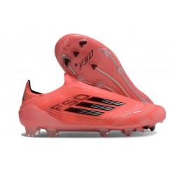 Crampon adidas F50 Elite Sans Lacets FG Orange Noir