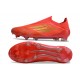 Crampon adidas F50 Elite Sans Lacets FG Rouge Solaire Or Métallique Rouge Vif