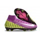 Nike Air Zoom Mercurial Superfly X Elite FG Violet Jaune Blanc