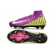 Nike Air Zoom Mercurial Superfly X Elite FG Violet Jaune Blanc