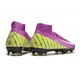 Nike Air Zoom Mercurial Superfly X Elite FG Violet Jaune Blanc