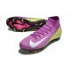 Nike Air Zoom Mercurial Superfly X Elite FG Violet Jaune Blanc