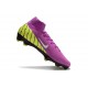 Nike Air Zoom Mercurial Superfly X Elite FG Violet Jaune Blanc
