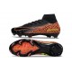 Nike Air Zoom Mercurial Superfly X Elite FG Noir Orange Jaune