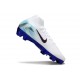 Nike Air Zoom Mercurial Superfly X Elite FG Blanc Bleu Noir