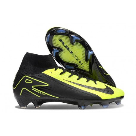 Nike Air Zoom Mercurial Superfly X Elite FG Noir Volt
