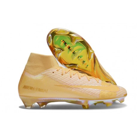 Nike Air Zoom Mercurial Superfly X Elite FG Jaune Or
