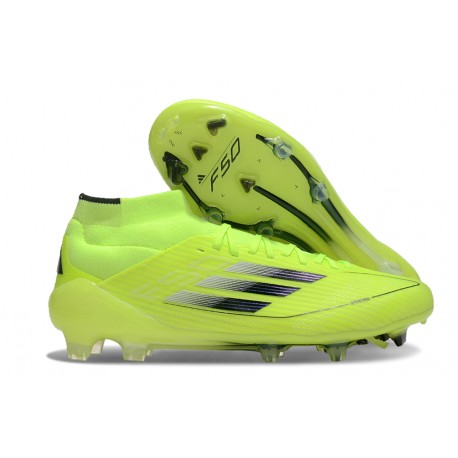 adidas F50 Elite Mid FG Neuf Jaune Solaire Noir